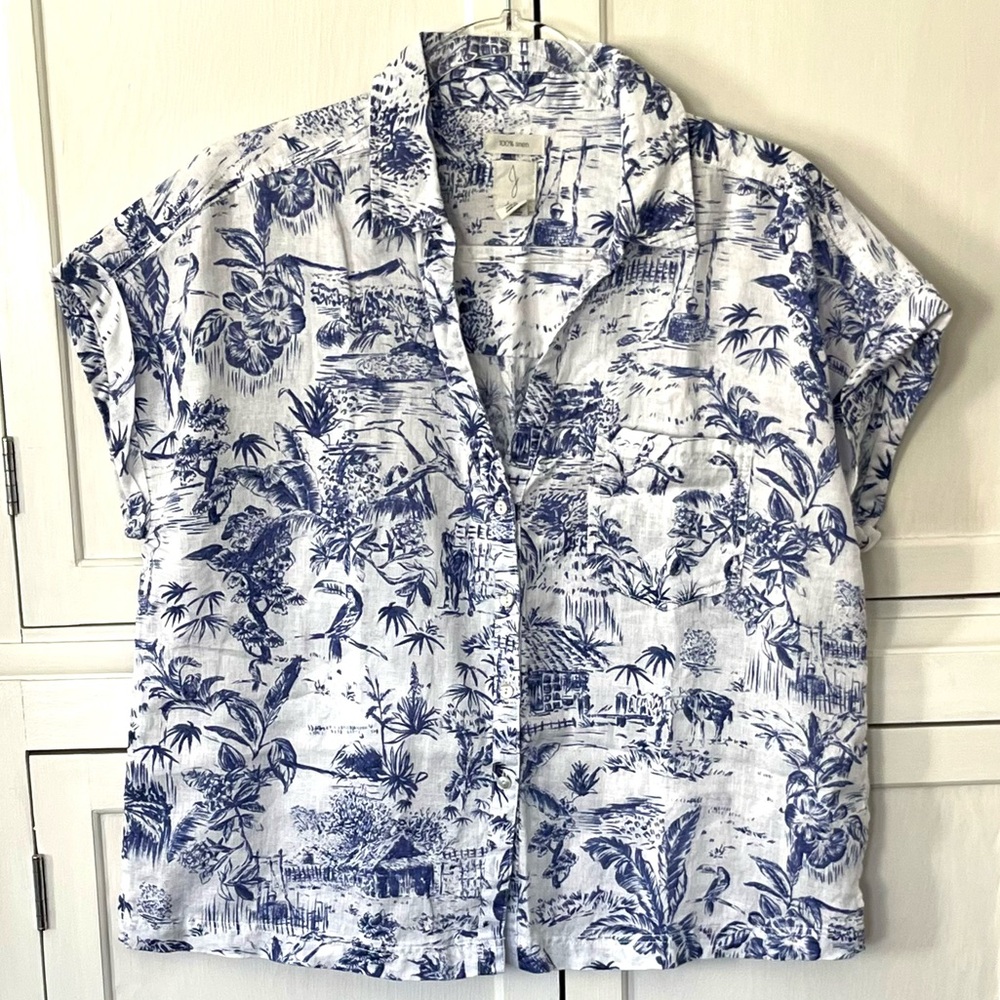 JOIE | Lg | 100% LINEN | Toile Print